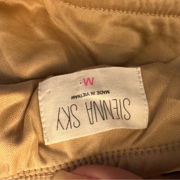 Sienna Sky Satin Leopard Print Midi Skirt Animal Print Medium - Picture 7 of 10